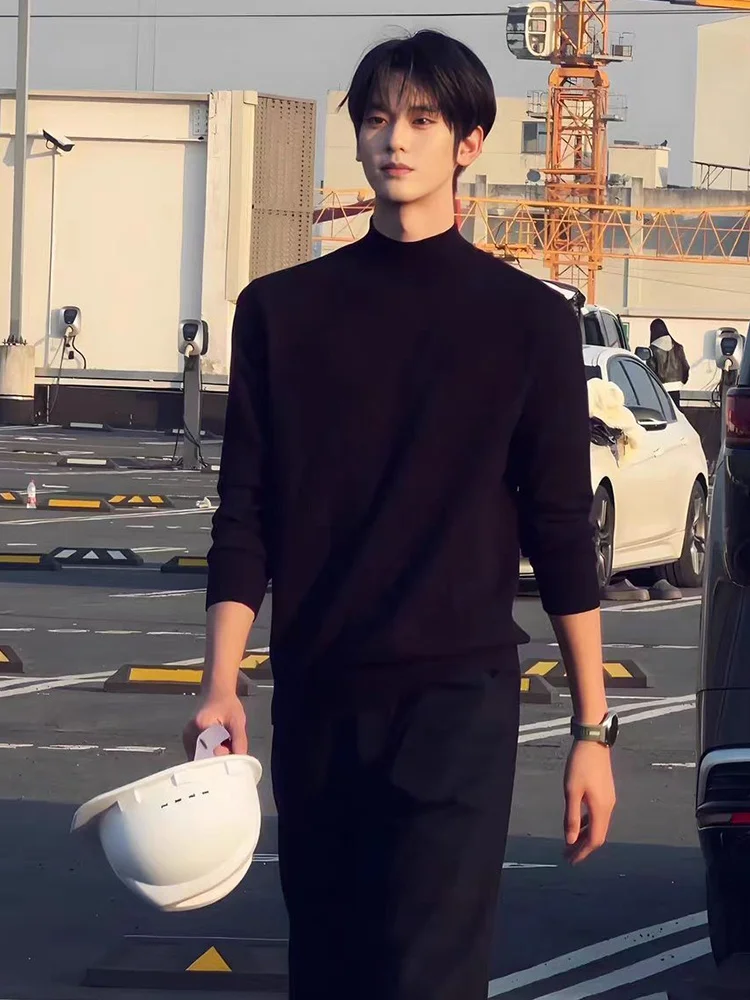 Мужской зимний повседневный трикотажный джемпер Bla Mid-Ne с эффектом премиум-класса, базовый слой, стандартная длина, длинный рукав
Мужской зимний повседневный трикотажный джемпер Bla Mid-Ne с эффектом премиум-класса, базовый слой, стандартная длина, длинный рукав