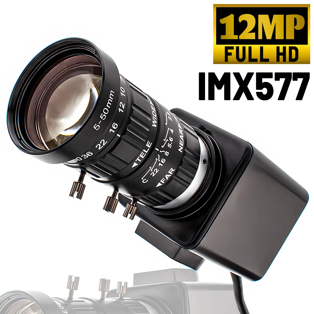 3840Hx3040V 4K 12MP USB Camera IMX577 CMOS 1080P 120FPS High Speed Camera UHD Varifocal Lens UVC-compliant For Face Recognition
3840Hx3040V 4K 12MP USB Camera IMX577 CMOS 1080P 120FPS High Speed Camera UHD Varifocal Lens UVC-compliant For Face Recognition