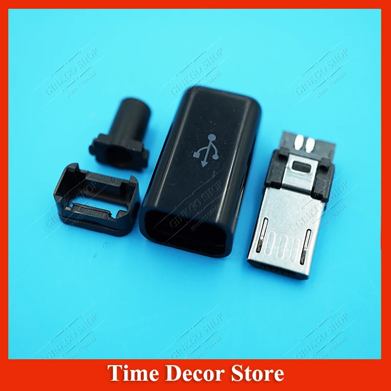100sets/lot 4 in 1 weldable Micro Male USB Long plug Black color Long Micro USB Male Plug 
100sets/lot 4 in 1 weldable Micro Male USB Long plug Black color Long Micro USB Male Plug