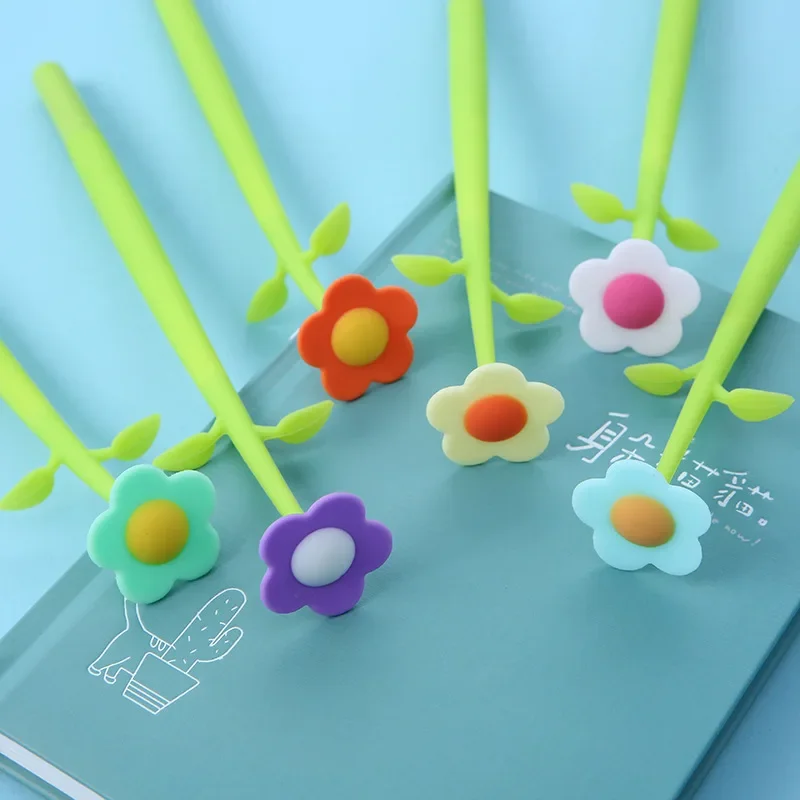 48PCS Korean Creative Plant Modeling Gel Pen Cute Flexible Glue Silicone Plant Signature Pen Kawaii School Supplies Stationery
48PCS Korean Creative Plant Modeling Gel Pen Cute Flexible Glue Silicone Plant Signature Pen Kawaii School Supplies Stationery