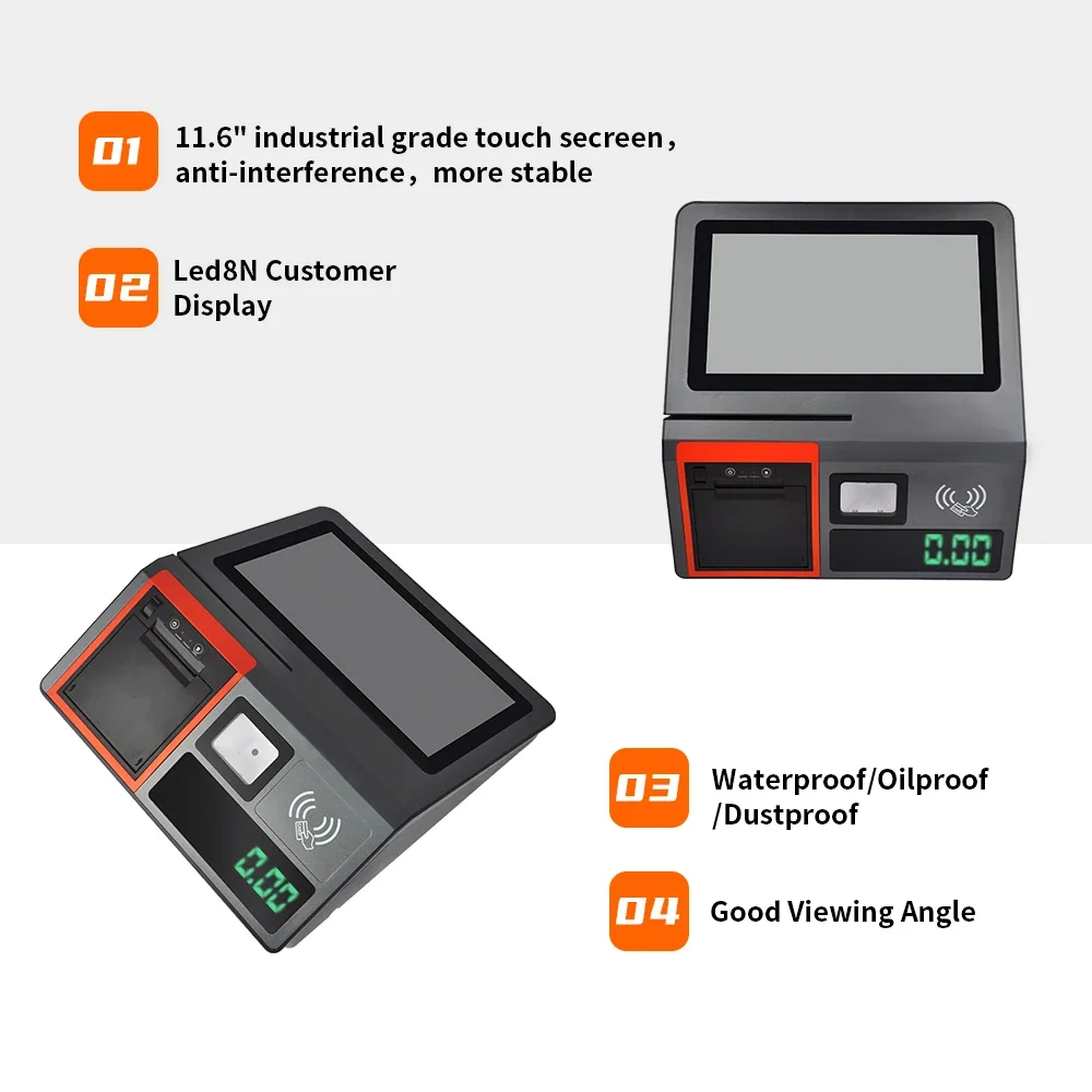 11.6 Inch Lightspeed Dual Screen Touch POS System – All-in-One Payment Terminal Tablet for Restaurants
11.6 Inch Lightspeed Dual Screen Touch POS System – All-in-One Payment Terminal Tablet for Restaurants