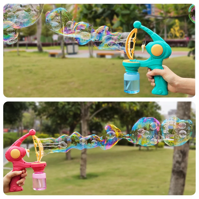 Bubbles Machine Electric Bubble Gun large Small bubbles Kids Toy Automatic Soap Blower Outdoor Party Games Children Gifts
Bubbles Machine Electric Bubble Gun large Small bubbles Kids Toy Automatic Soap Blower Outdoor Party Games Children Gifts