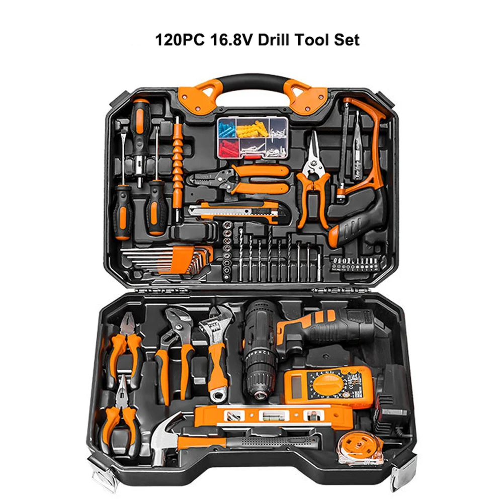 120pcs Custom Manual Hardware Tool HAND TOOL BOX SETS Assembly Professional Home Repair Equipment Kits Tool Sets
120pcs Custom Manual Hardware Tool HAND TOOL BOX SETS Assembly Professional Home Repair Equipment Kits Tool Sets