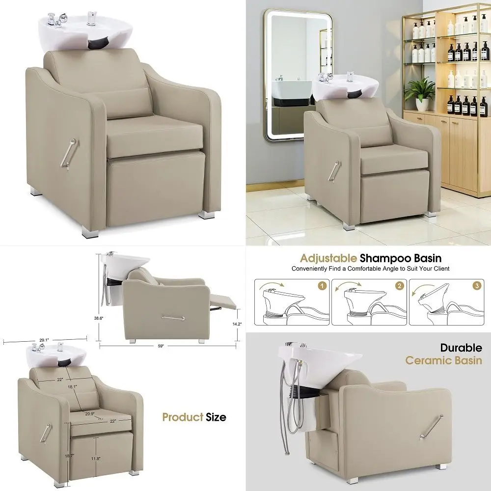 hand Shampoo Station, Backwash Chair, Ceramic Hair Wash Bowl, Shampoo Bowl for Spa Beauty Salon Gold
hand Shampoo Station, Backwash Chair, Ceramic Hair Wash Bowl, Shampoo Bowl for Spa Beauty Salon Gold