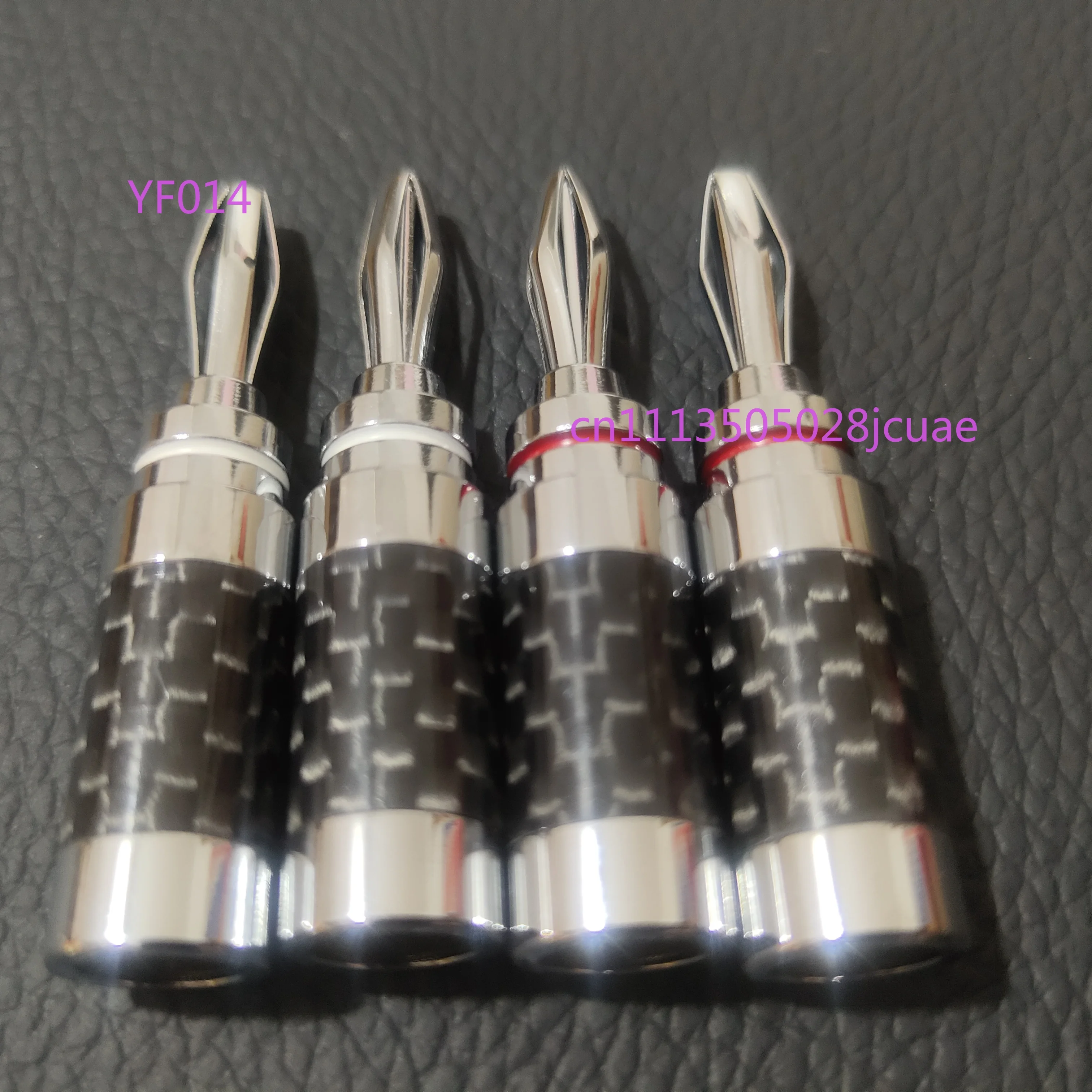Carbon Fiber Rhodium Plated Banana Plug, Solder-Free HIFI Audio Speaker Cable Terminal Connector
Carbon Fiber Rhodium Plated Banana Plug, Solder-Free HIFI Audio Speaker Cable Terminal Connector