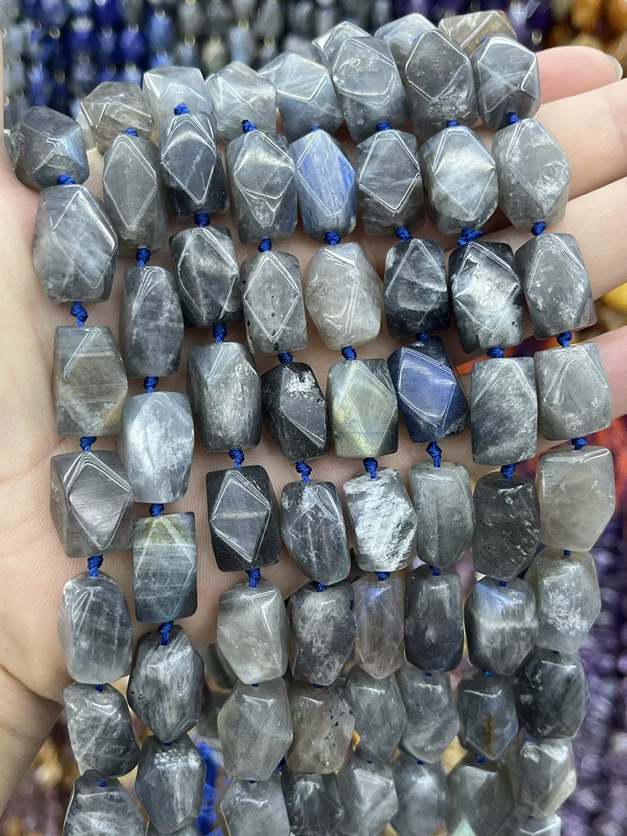 Natural Labradorite Irregular Faceted Loose Beads For Jewelry Making DIY Necklace Bracelet 15''10-16mm
Natural Labradorite Irregular Faceted Loose Beads For Jewelry Making DIY Necklace Bracelet 15''10-16mm