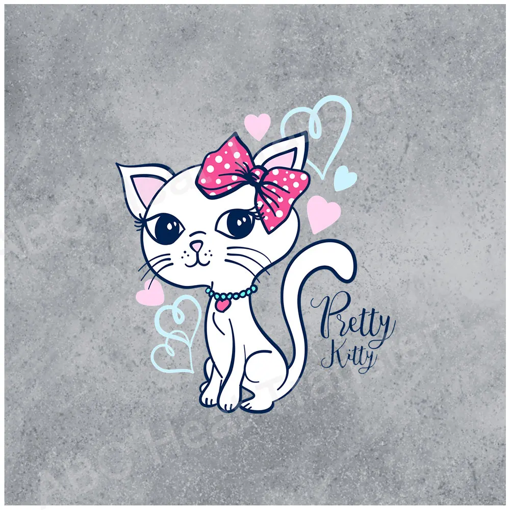 Cute Kitty Cats Heat Transfers Iron Patches for Clothes Heat Transfer Stickers DIY Girl Kids shirt Iron on for Jackets Appliqued
Cute Kitty Cats Heat Transfers Iron Patches for Clothes Heat Transfer Stickers DIY Girl Kids shirt Iron on for Jackets Appliqued