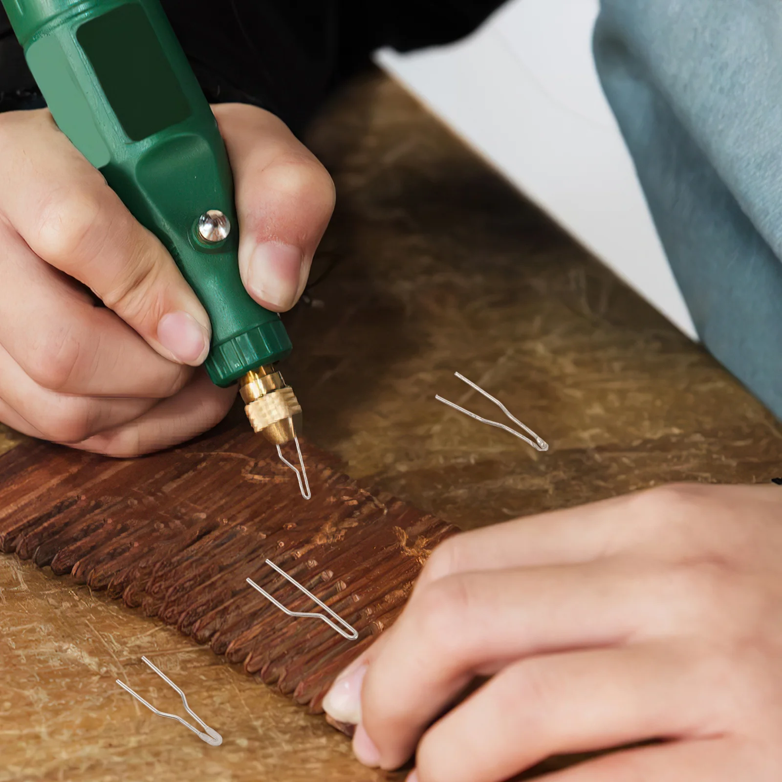 6Pcs Replacement Pyrography Tips Wood Burner Nibs Set Premium Metal Construction for Detailed Line Drawing and Artistic Crafts
6Pcs Replacement Pyrography Tips Wood Burner Nibs Set Premium Metal Construction for Detailed Line Drawing and Artistic Crafts