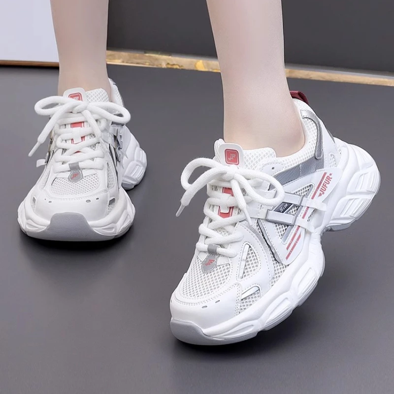Sponge cake thick soled dad shoes, women's petite height increasing 2025 new lightweight casual sports shoes
Sponge cake thick soled dad shoes, women's petite height increasing 2025 new lightweight casual sports shoes