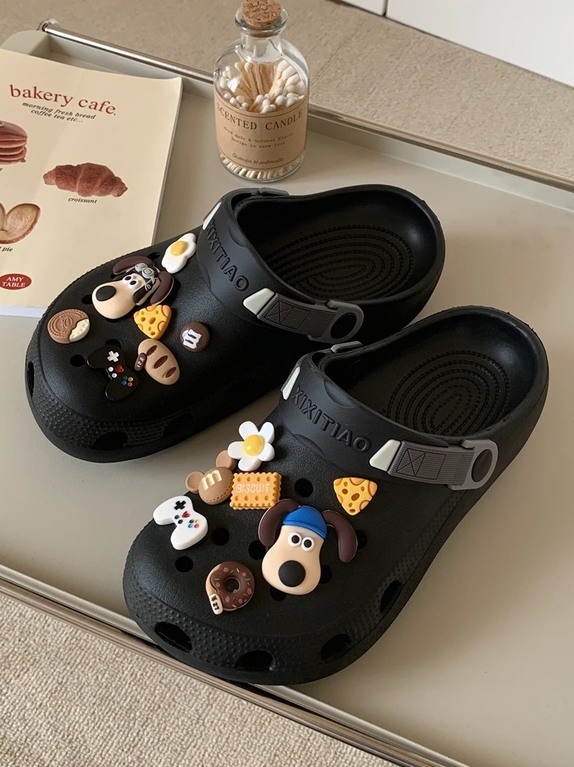 DIY Garden Shoes Couple Hole Shoes Man Women Sandals Funny Dog 2025 Summer Beach Anti Slip Outdoor Slippers
DIY Garden Shoes Couple Hole Shoes Man Women Sandals Funny Dog 2025 Summer Beach Anti Slip Outdoor Slippers