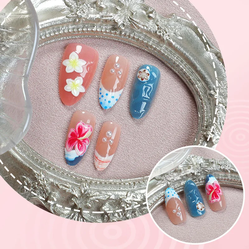 24PCS Nude Press on Nails Almond Fake Nails with 3D Tropical Flower Shell Pearl Details Summer Beach Vacation Nail Art for Women
24PCS Nude Press on Nails Almond Fake Nails with 3D Tropical Flower Shell Pearl Details Summer Beach Vacation Nail Art for Women