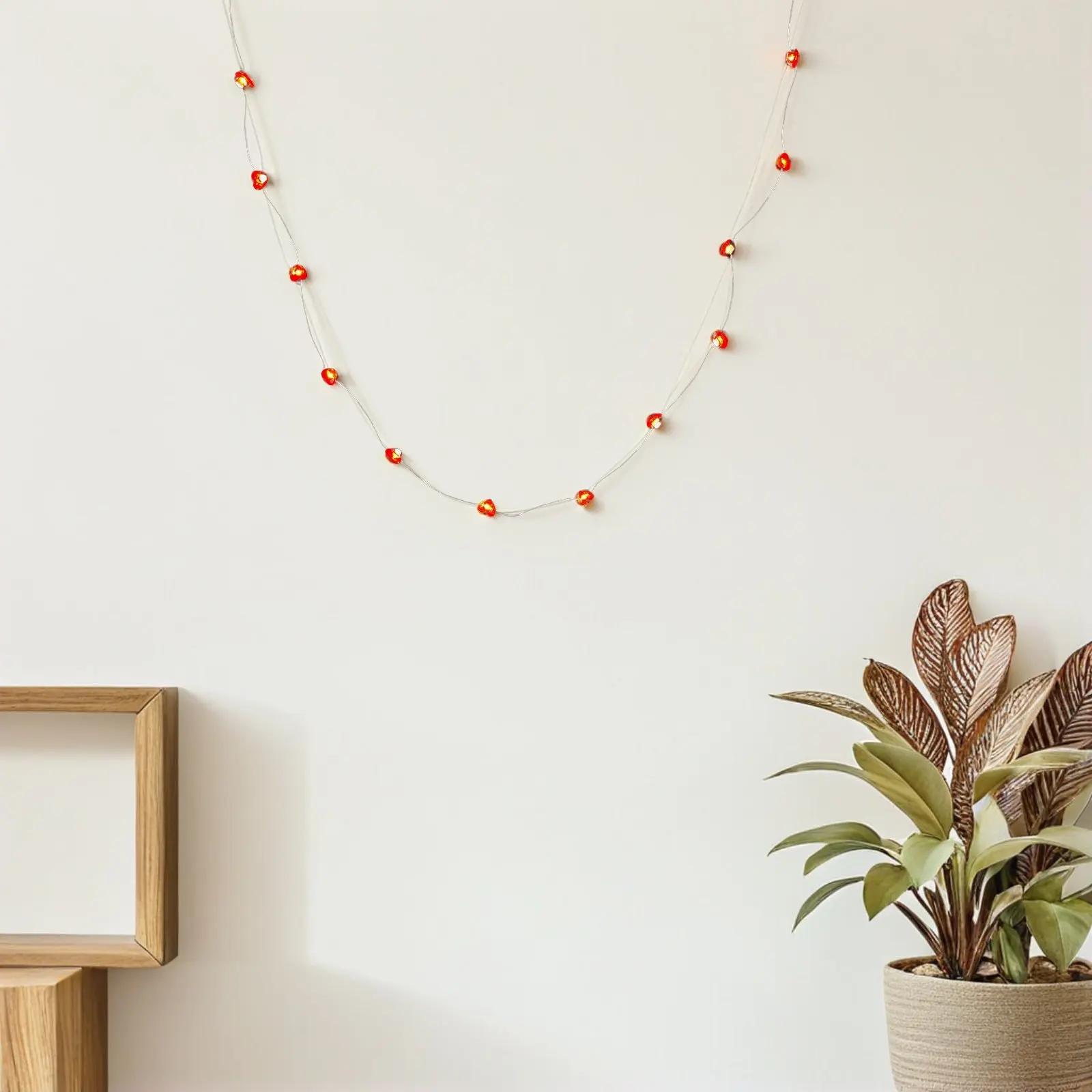 1Set Heart Copper Wire Lights Romantic Valentine's Day LED String Light for Bedroom Window Wall Decor Warm Glow Festival Party
1Set Heart Copper Wire Lights Romantic Valentine's Day LED String Light for Bedroom Window Wall Decor Warm Glow Festival Party