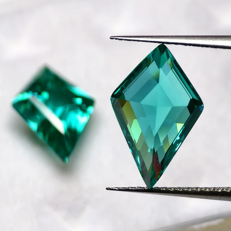 New Paraiba Neon Blue Color Yttrium Aluminium Garnet Loose Gemstones Lab Diamonds Kite Cut 9x14mm YAG Stones for Jewelry Making
New Paraiba Neon Blue Color Yttrium Aluminium Garnet Loose Gemstones Lab Diamonds Kite Cut 9x14mm YAG Stones for Jewelry Making