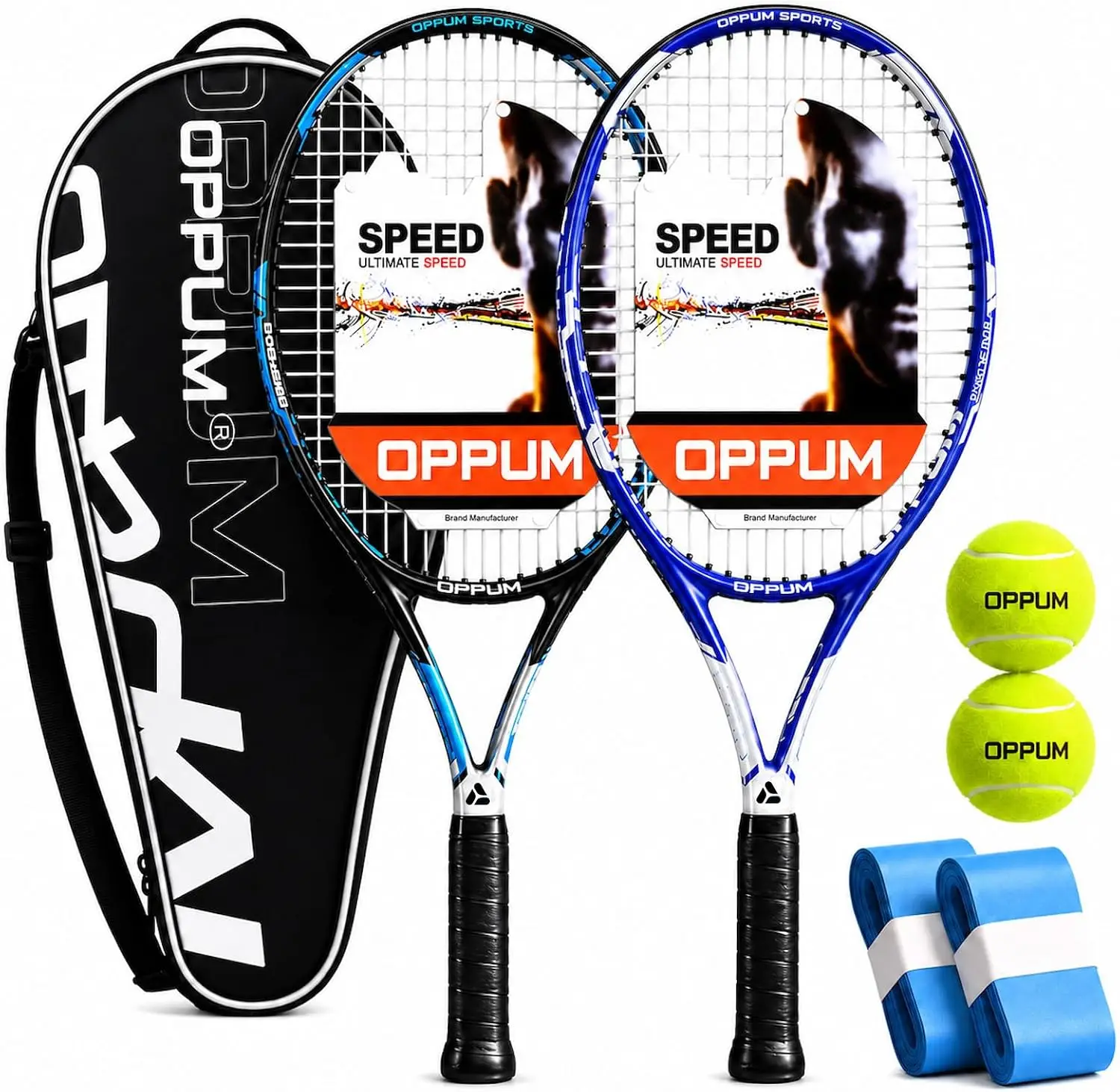 Tennis Racket Set of 2, 27 Inch Pre-Strung for Beginners
Tennis Racket Set of 2, 27 Inch Pre-Strung for Beginners