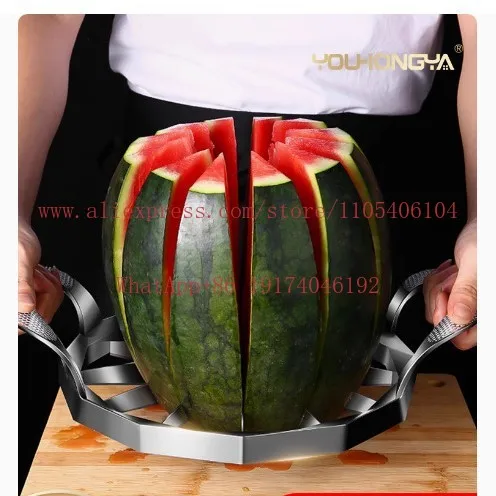 Stainless steel watermelon slicer multifunctional fruit splitter
Stainless steel watermelon slicer multifunctional fruit splitter