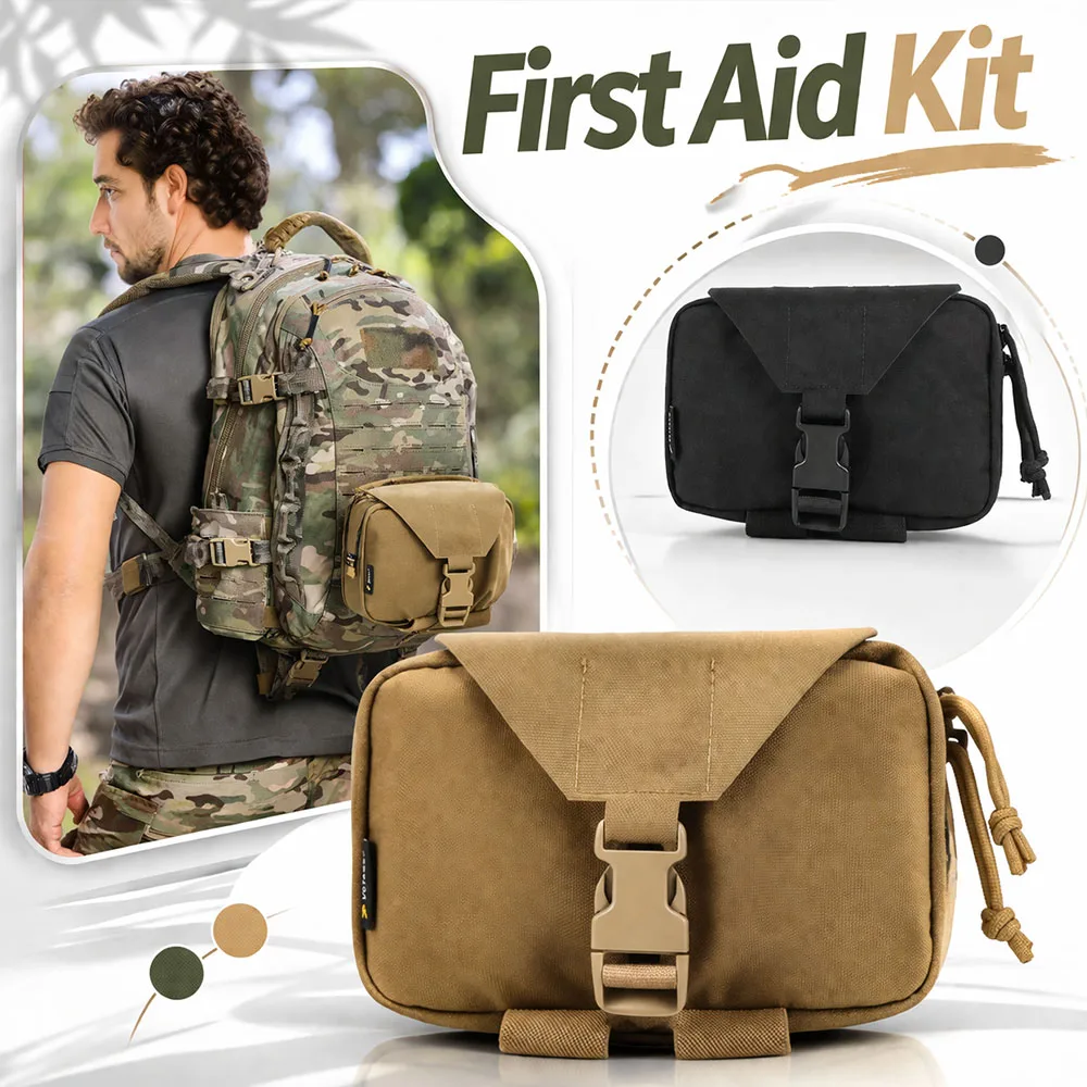 IFAK Tactical MOLLE First Aid Pouch, Durable Medical Belt Utility Pouch, Emergency Trauma Kit Storage for Hiking, Camping, Home
IFAK Tactical MOLLE First Aid Pouch, Durable Medical Belt Utility Pouch, Emergency Trauma Kit Storage for Hiking, Camping, Home