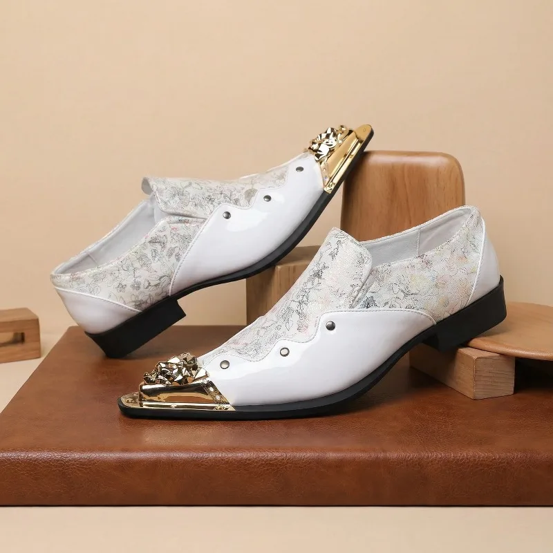 Size48 Men's Shoes Luxury Banquet Leather Shoes for Mem Trendy Metal Rivet Business Dress Casual Shoes for Man Zapatillas Hombre
Size48 Men's Shoes Luxury Banquet Leather Shoes for Mem Trendy Metal Rivet Business Dress Casual Shoes for Man Zapatillas Hombre