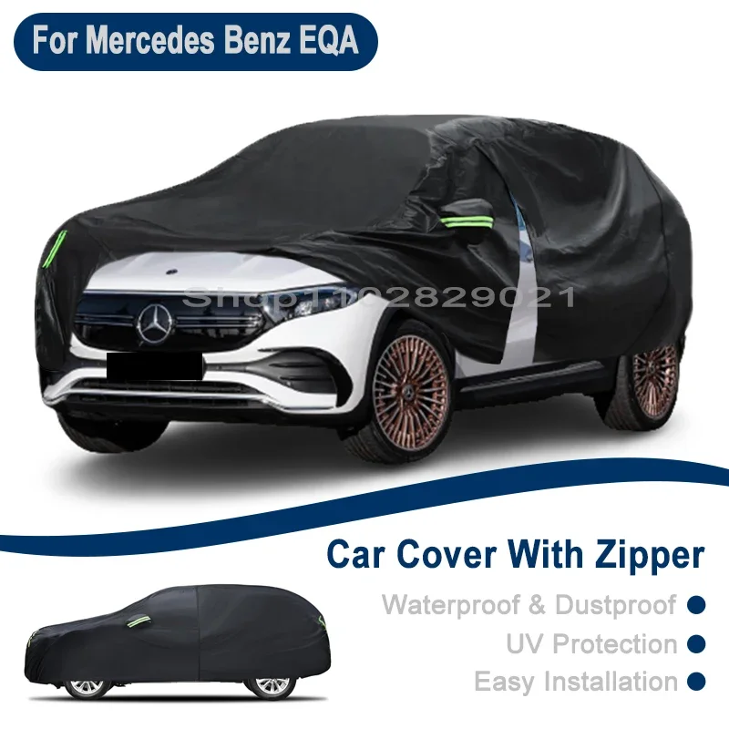 Outdoor Full Vehicle Cover For Mercedes Benz EQA 250 300 350 - Side Zipper Design, Waterproof Dustproof Sun Protection Car Cover
Outdoor Full Vehicle Cover For Mercedes Benz EQA 250 300 350 - Side Zipper Design, Waterproof Dustproof Sun Protection Car Cover