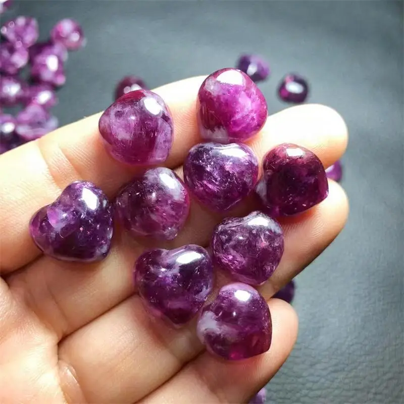 4pcs Natural Purple Mica Heart Pendant Fashion Jewelry Holiday Gift Women Healing Energy Gemstone Gift 13.5mm
4pcs Natural Purple Mica Heart Pendant Fashion Jewelry Holiday Gift Women Healing Energy Gemstone Gift 13.5mm