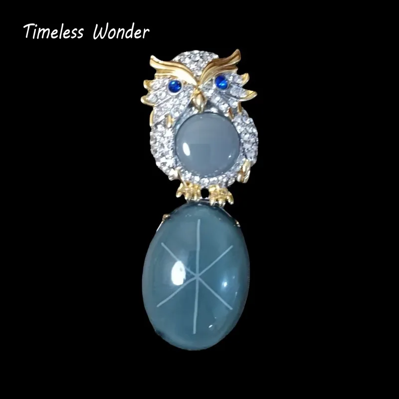 Timeless Wonder Fancy Zircon Owl Brooch Pins for Women Designer Jewelry Runway Top Gift Rare Trendy 5250
Timeless Wonder Fancy Zircon Owl Brooch Pins for Women Designer Jewelry Runway Top Gift Rare Trendy 5250