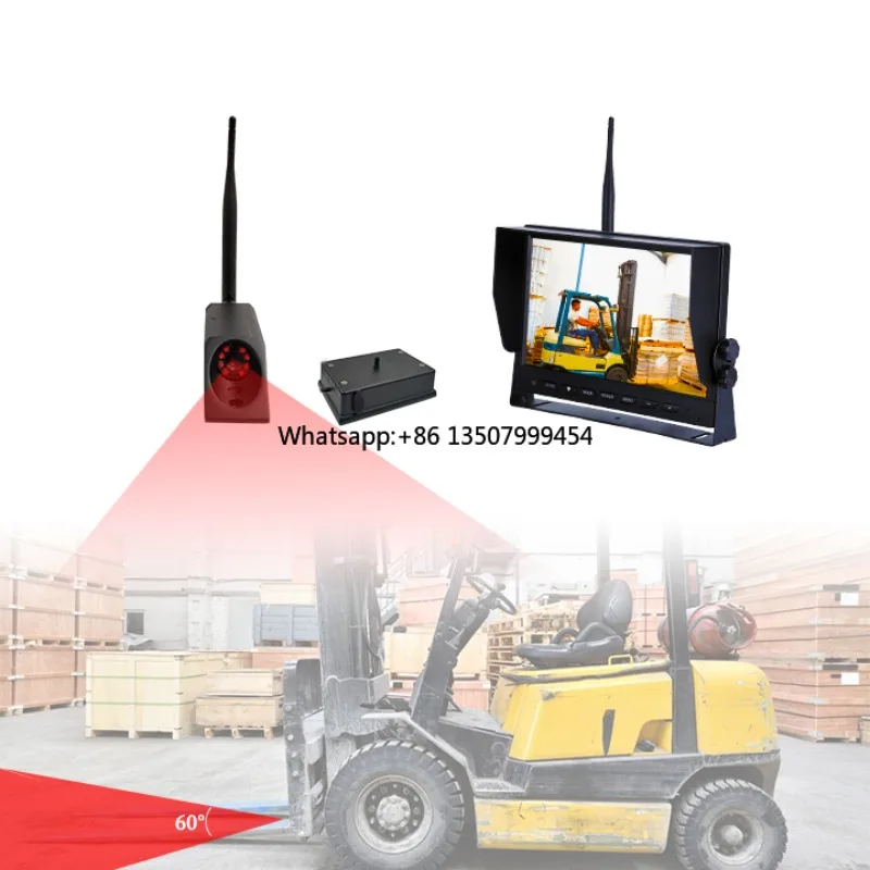 Fork View Backup Monitoring Recorder Reach Truck Laser Positioning Wireless Forklift Camera System with Strong magnetic power
Fork View Backup Monitoring Recorder Reach Truck Laser Positioning Wireless Forklift Camera System with Strong magnetic power