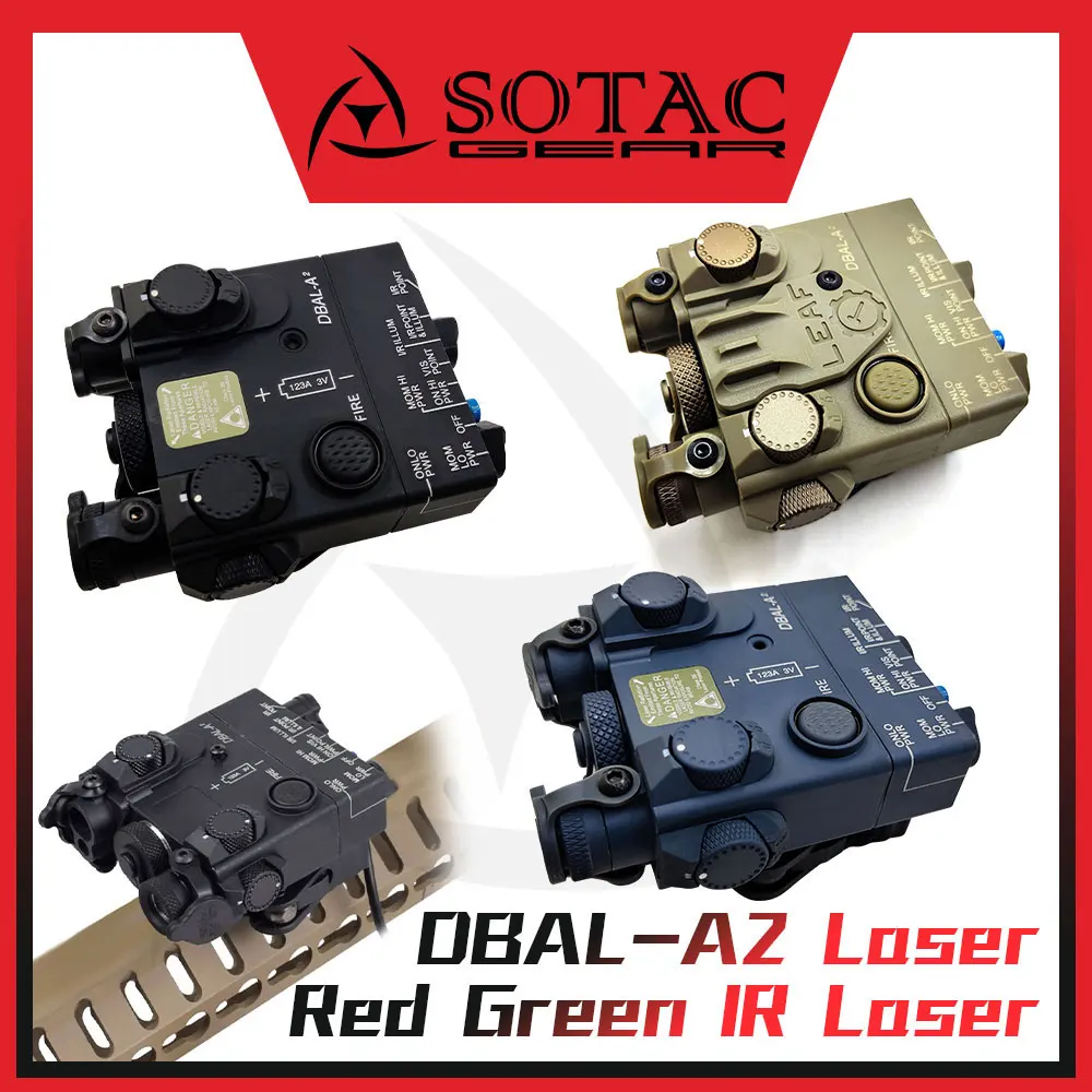 Tactical DBAL-A2 IR Laser Green Red Aiming Lasers DBAL A2 Flashlight WeaponLight Light LED White SOTAC GEAR
Tactical DBAL-A2 IR Laser Green Red Aiming Lasers DBAL A2 Flashlight WeaponLight Light LED White SOTAC GEAR