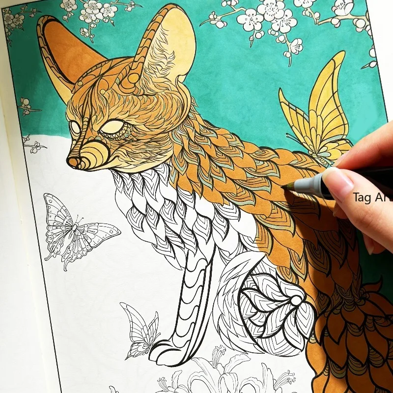 A Hand Drawn Book For Adults To Relieve Anxiety And Calm Down, Animal/Castle/Flower Mandala Theme, Coloring Book, A Good Gift
A Hand Drawn Book For Adults To Relieve Anxiety And Calm Down, Animal/Castle/Flower Mandala Theme, Coloring Book, A Good Gift