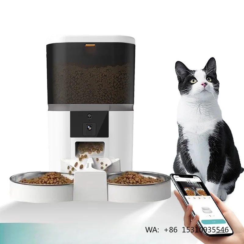 Pet Smart Feeder Cat Dog Automatic Feeding Machine Visual Monitoring Timed Quantitative Remote 2000g Capacity
Pet Smart Feeder Cat Dog Automatic Feeding Machine Visual Monitoring Timed Quantitative Remote 2000g Capacity