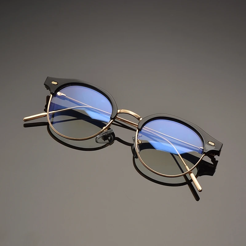 OKH Vintage Oval Frame Anti-blue Glasses Fashion Simple TR90 Frame Glasses Men Luxury Designer Eyewear
OKH Vintage Oval Frame Anti-blue Glasses Fashion Simple TR90 Frame Glasses Men Luxury Designer Eyewear