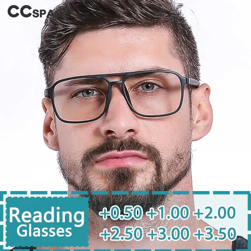 Brand Designer Big Frame Rectangle Reading Glasses man Ultra light Clear Eyewear Presbyopic Eyeglass Dioptric +50~+350 R45844
Brand Designer Big Frame Rectangle Reading Glasses man Ultra light Clear Eyewear Presbyopic Eyeglass Dioptric +50~+350 R45844