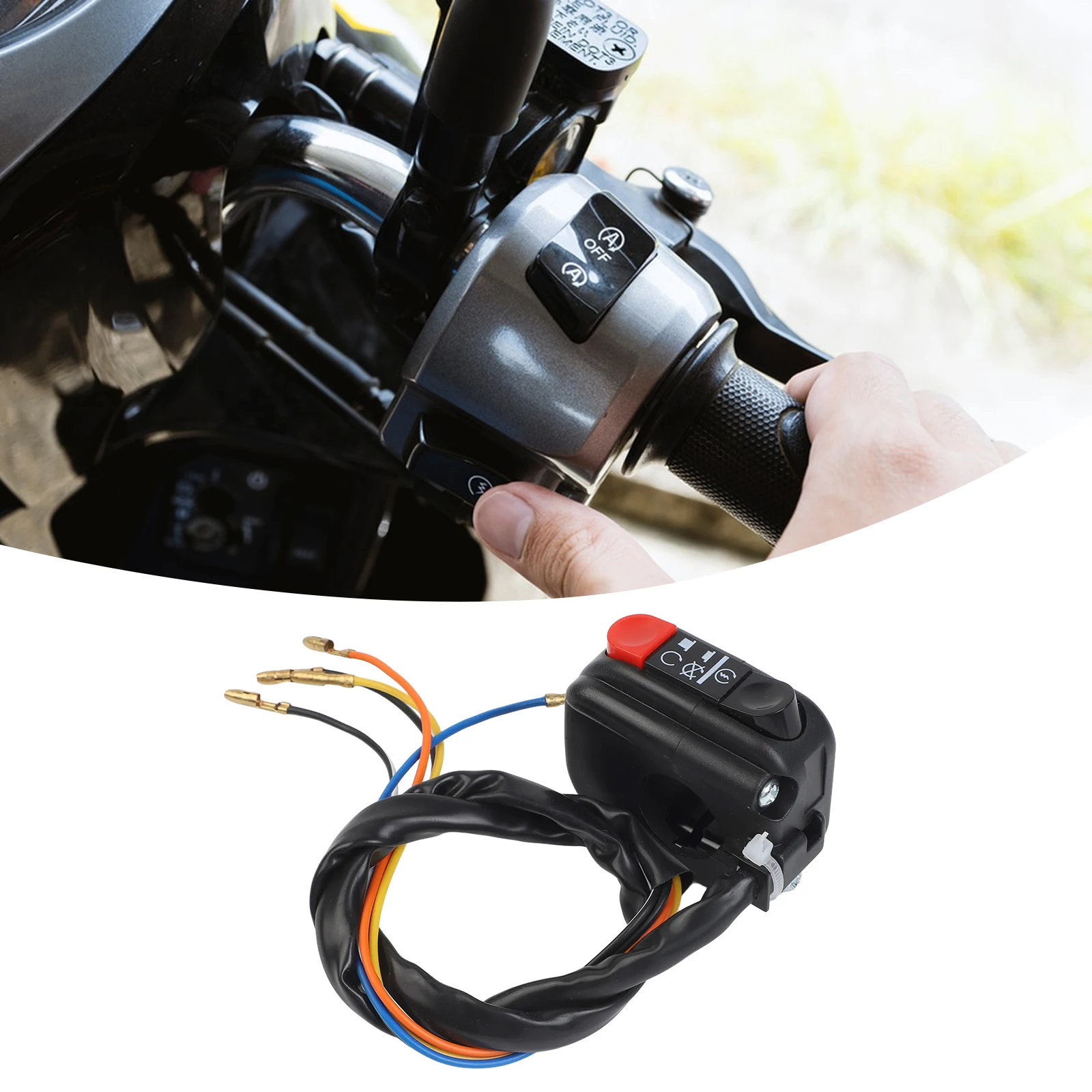 1pcs Motorcycle For ATV 7/8" Handlebar Mount Start Stop Kill On Off Button Side Switch Motorcycle Modification Accessories
1pcs Motorcycle For ATV 7/8" Handlebar Mount Start Stop Kill On Off Button Side Switch Motorcycle Modification Accessories