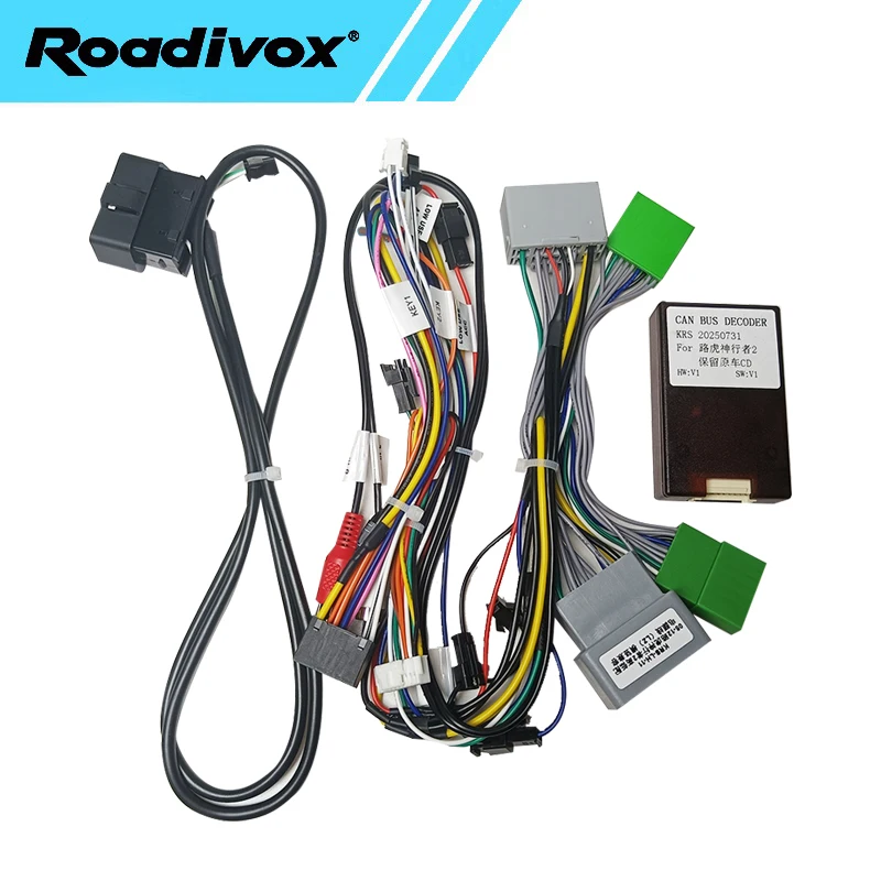 Автомобильный жгут проводов Roadivox, адаптер Canbus Box, декодер для Land Rover Freelander 2 2006-2012, Android-радио кабель
Автомобильный жгут проводов Roadivox, адаптер Canbus Box, декодер для Land Rover Freelander 2 2006-2012, Android-радио кабель