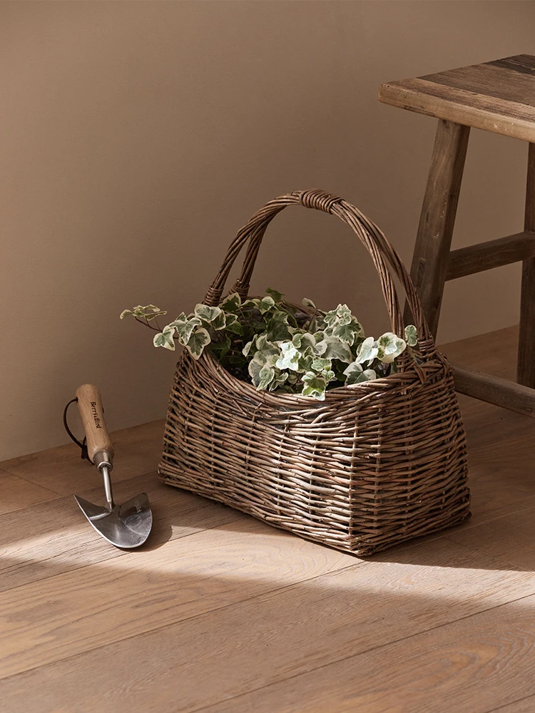 Hanrted Wier Flower Pot Basket Garden Decorative Basket Handmade Vine Weaving Plant Holder Vintage Country Sle Home D...
Hanrted Wier Flower Pot Basket Garden Decorative Basket Handmade Vine Weaving Plant Holder Vintage Country Sle Home D...