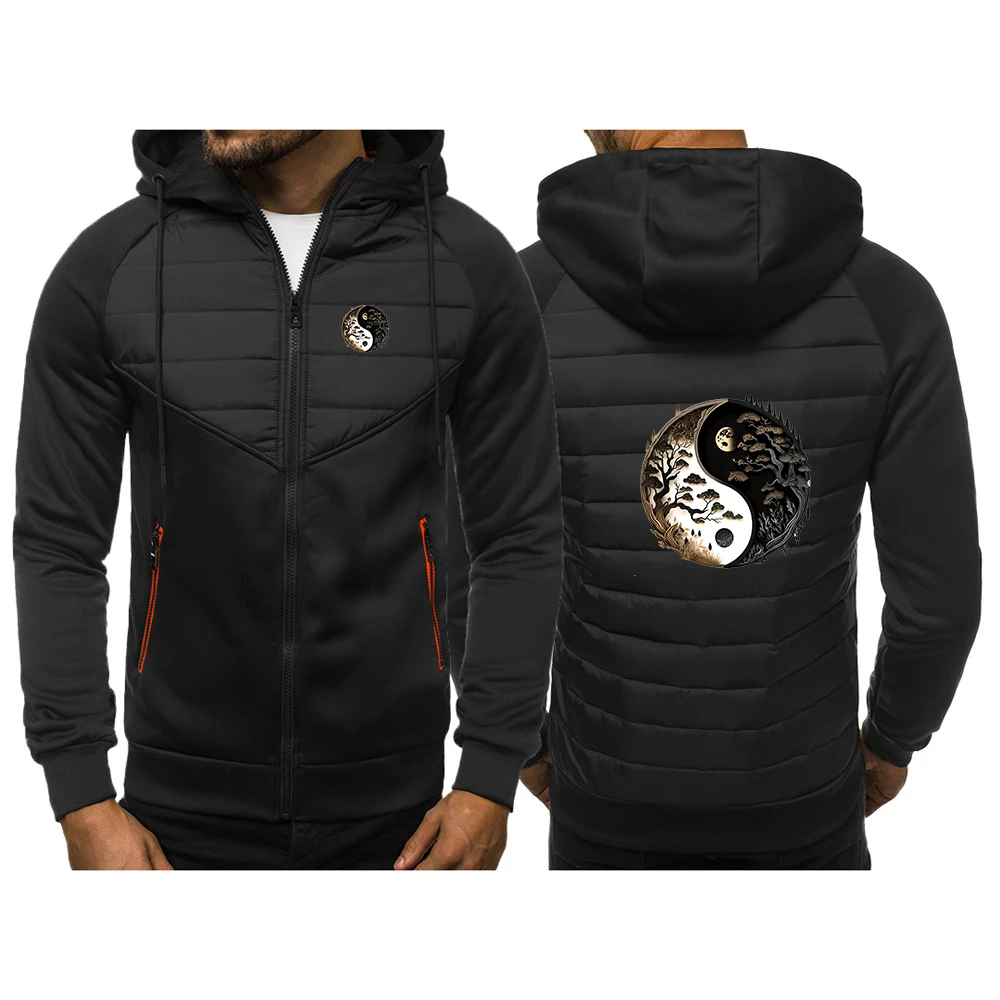 2025 Тай Чи и восемь триграмм с пейзажным принтом, весенне-осенняя мужская новая трехцветная хлопковая толстовка с капюшоном, повседневная куртка на молнии, топы
2025 Тай Чи и восемь триграмм с пейзажным принтом, весенне-осенняя мужская новая трехцветная хлопковая толстовка с капюшоном, повседневная куртка на молнии, топы