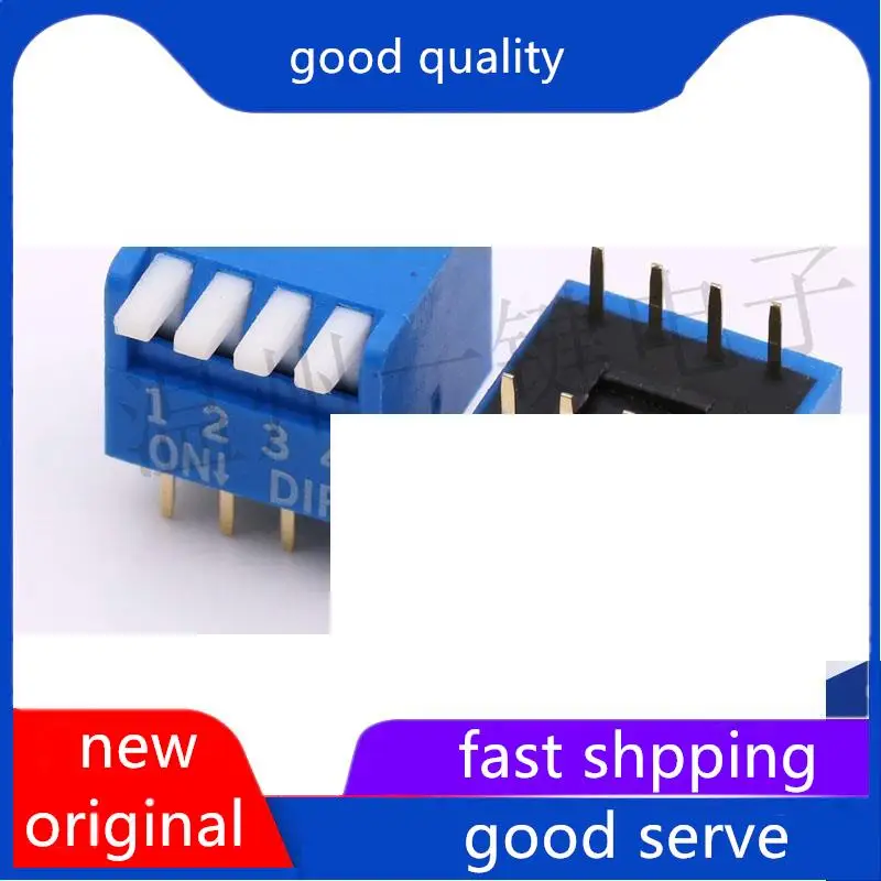 10pcs original new Blue dial switch 4P four position 2.54mm foot pitch side dial piano key encoding switch
10pcs original new Blue dial switch 4P four position 2.54mm foot pitch side dial piano key encoding switch