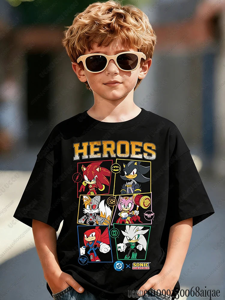Cartoon Sonic&Batman Print Tshirts For Kids Summer Boys Girls Cosplay Clothing Fashion Cute Tshirt Sonic&Batman Tshirt Kids Tops
Cartoon Sonic&Batman Print Tshirts For Kids Summer Boys Girls Cosplay Clothing Fashion Cute Tshirt Sonic&Batman Tshirt Kids Tops