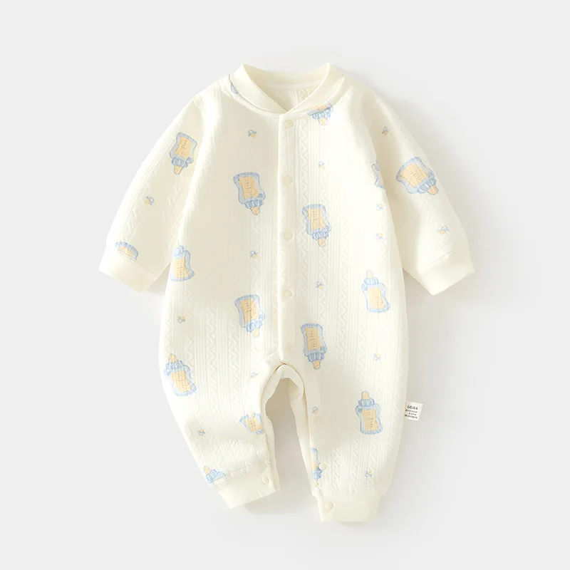 Baby Split Warm Jumpsuit Male and Female Baby Autumn and Winter Boneless Romper Newborn Clip Cotton Romper Jumpsuit
Baby Split Warm Jumpsuit Male and Female Baby Autumn and Winter Boneless Romper Newborn Clip Cotton Romper Jumpsuit