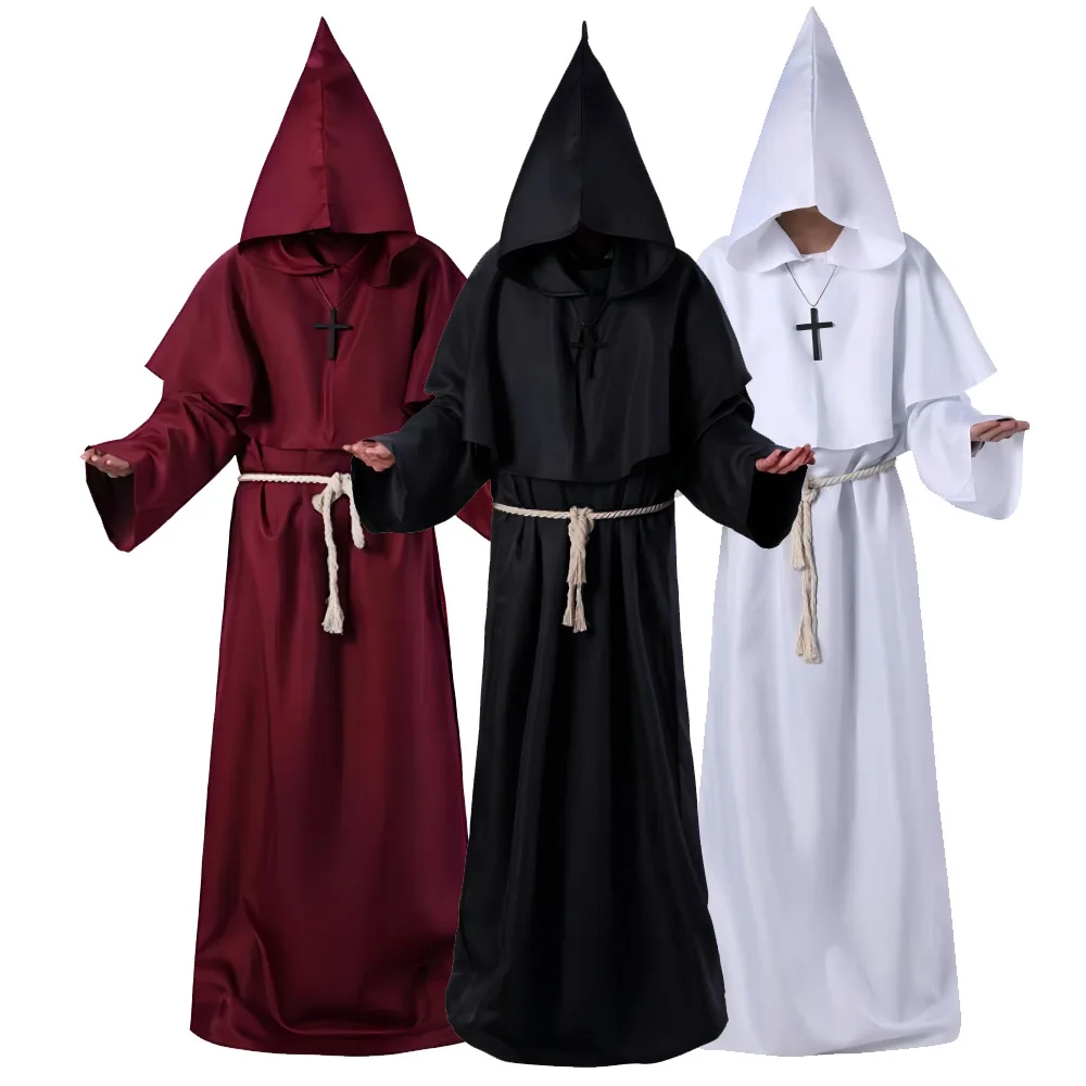 Medieval Monk Robe Wizard Priest Cosplay Costume Stage Performance Halloween Outfit Women's Traditional Chinese Clothing
Medieval Monk Robe Wizard Priest Cosplay Costume Stage Performance Halloween Outfit Women's Traditional Chinese Clothing