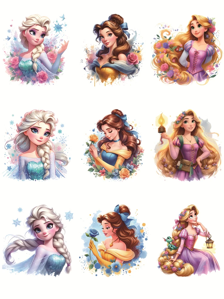 New Disney Princess Aurora and Elsa Iron on patches self-adhesive thermo-stickers for children stripes appliques
New Disney Princess Aurora and Elsa Iron on patches self-adhesive thermo-stickers for children stripes appliques