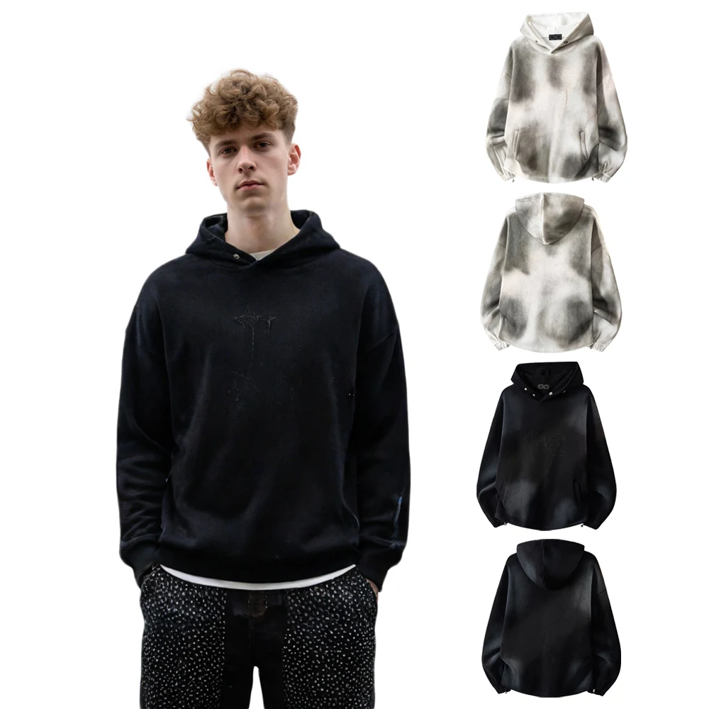 Streetwear Y2k Vintage Pullovers Hoodies with Distressed Printed Hiphop Street Style Waffle Cotton Retro Casual Loose Sweatshirt
Streetwear Y2k Vintage Pullovers Hoodies with Distressed Printed Hiphop Street Style Waffle Cotton Retro Casual Loose Sweatshirt