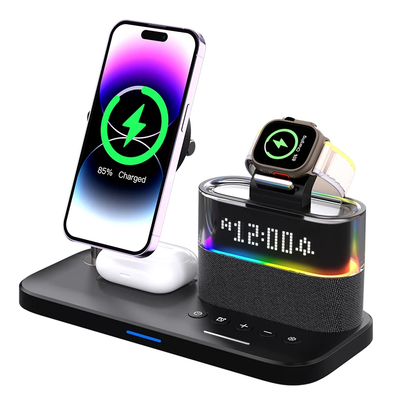 Magnetic Qi2 Wireless Charger Stand For Samsung/iPhone 16 15 14 13 12 Apple Watch Fast Charging Dock Station for Airpods pro
Magnetic Qi2 Wireless Charger Stand For Samsung/iPhone 16 15 14 13 12 Apple Watch Fast Charging Dock Station for Airpods pro