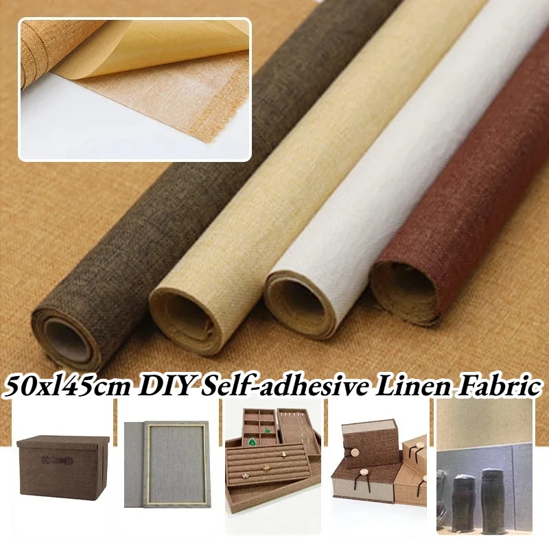 Self-adhesive Linen Fabric DIY Repair Patch for Handmade Crafts Gift Packaging Jewelry Drawer Liner Bag Wall Home Renovation
Self-adhesive Linen Fabric DIY Repair Patch for Handmade Crafts Gift Packaging Jewelry Drawer Liner Bag Wall Home Renovation