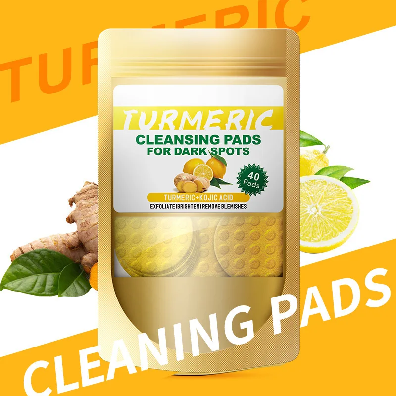 Turmeric Kojic Acid Brightening Cleansing Pads Deep Cleansing Facial Pads For Skin Lightening Smoothing And Refreshing Daily Use
Turmeric Kojic Acid Brightening Cleansing Pads Deep Cleansing Facial Pads For Skin Lightening Smoothing And Refreshing Daily Use