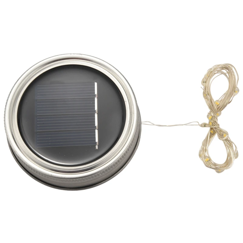 Solar Mason Jar Lid Lights, 6 Pack 20 Led String Fairy Star Firefly Jar Lids Lights,6 Hangers Included(Jars Not Included), Patio
Solar Mason Jar Lid Lights, 6 Pack 20 Led String Fairy Star Firefly Jar Lids Lights,6 Hangers Included(Jars Not Included), Patio