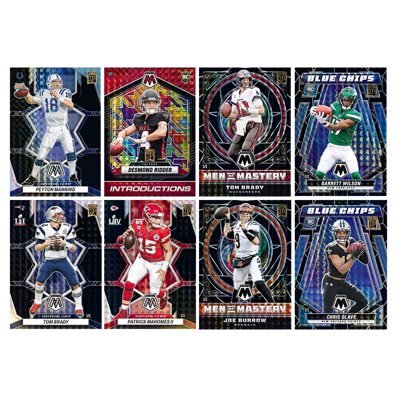 Домашняя карта Panini Rugby Star Card Tom Brady Peyton Manning Patrick Mahomes Desmond Ridder Collection Card Toys Gift
Домашняя карта Panini Rugby Star Card Tom Brady Peyton Manning Patrick Mahomes Desmond Ridder Collection Card Toys Gift