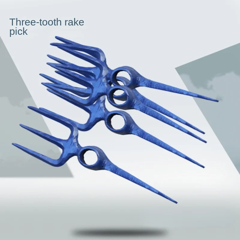 Railway Rake Pick Maintenance Construction Tool Three-Tooth Rail Steel Forging Integrated Fork Pick Handle
Railway Rake Pick Maintenance Construction Tool Three-Tooth Rail Steel Forging Integrated Fork Pick Handle