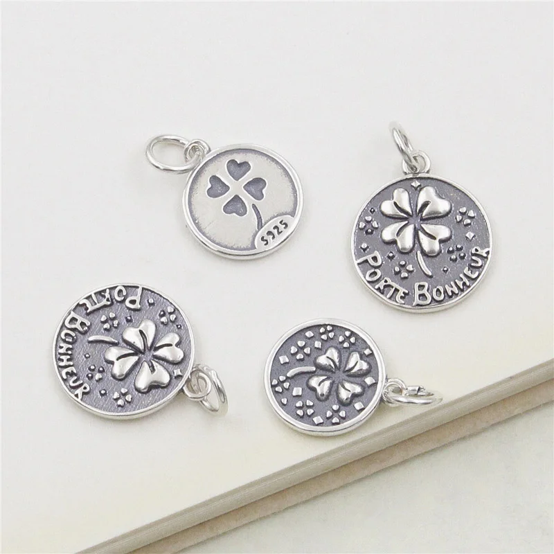 100% настоящая стерлингового серебра 925 пробы, аксессуары, подвеска с четырьмя клеверами для браслетов и ожерелий, ключ, материал «сделай сам» для ювелирных изделий
100% настоящая стерлингового серебра 925 пробы, аксессуары, подвеска с четырьмя клеверами для браслетов и ожерелий, ключ, материал «сделай сам» для ювелирных изделий