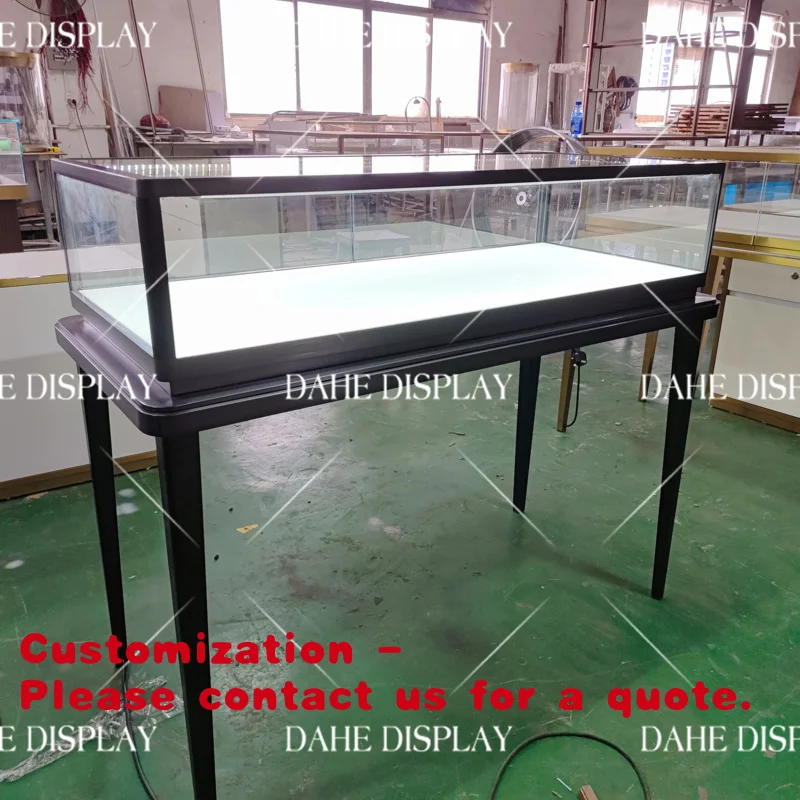 Customize.Jewelry Showcase with Led Light Stainless Steel Glass Counter Jewellery Display Cabinet Jeweler Showcase Decoration
Customize.Jewelry Showcase with Led Light Stainless Steel Glass Counter Jewellery Display Cabinet Jeweler Showcase Decoration