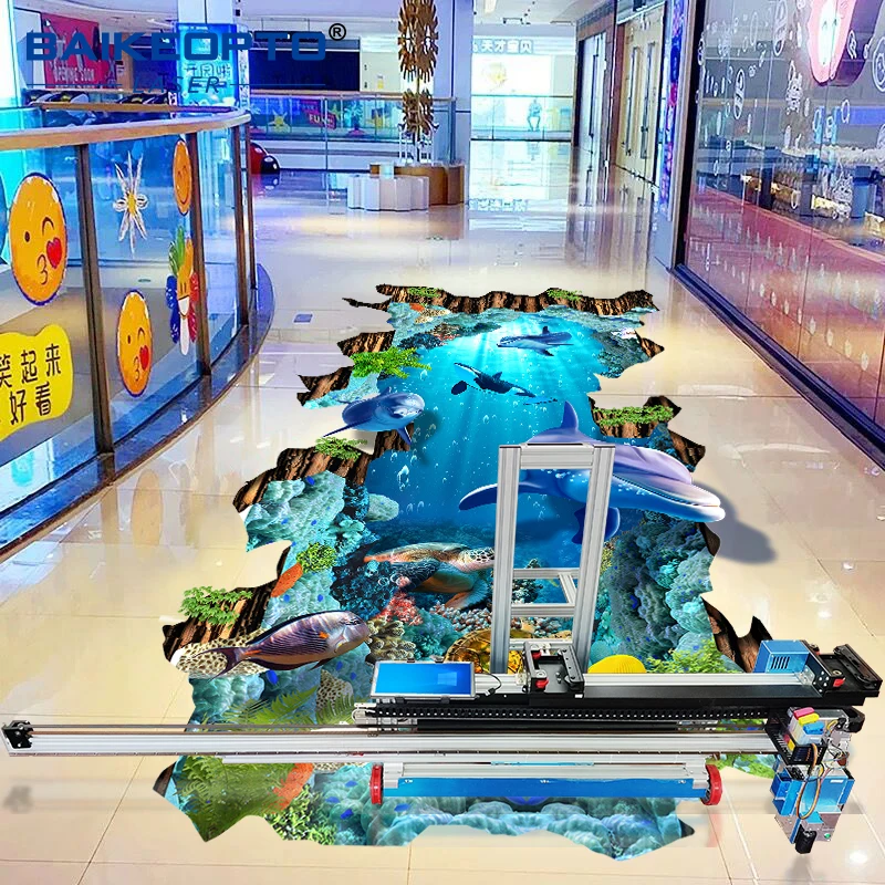 BK-UV32T Baike AI Printer UV CMYKW 3D 2 In One Wall And Floor Vertical Printing Machine Direct Paint On Glass Metal Walls
BK-UV32T Baike AI Printer UV CMYKW 3D 2 In One Wall And Floor Vertical Printing Machine Direct Paint On Glass Metal Walls