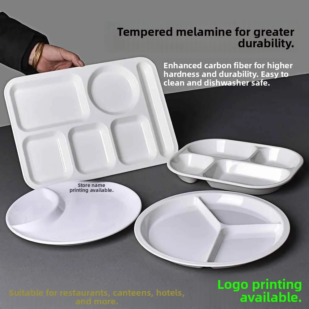 Mimane Fast Food Plate Divided Commercial China Resin Six Grids Fast Food Restaurant Canteen Special Set Plate round Shape 10...
Mimane Fast Food Plate Divided Commercial China Resin Six Grids Fast Food Restaurant Canteen Special Set Plate round Shape 10...